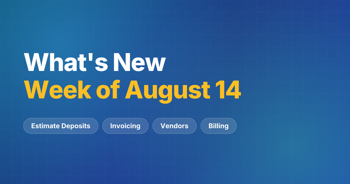Week of August 14, 2026